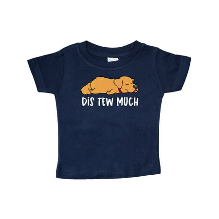 

Inktastic Napping Dis Tew Much Long-haired Retriever Gift Baby Boy or Baby Girl T-Shirt