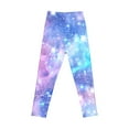 thumbnail image 4 of Kiijoy Toddler Girls Starry Sky Print Leggings Stretch Tights Fit Pants, Sizes 3-4, 4 of 4