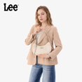 thumbnail image 6 of Lee Vintage Hobo Handbag for Women Cute Small Ladies Shoulder Bag with Decorative Metal Chain, Beige, 6 of 7