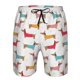 thumbnail image 3 of Fotbe Dachshund Dog Puppy Trajes de Baño Estampados para Hombre, Shorts de Verano de Secado Rápido, Ropa de Playa, Bañadores-XX-Large, 3 of 6