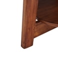 thumbnail image 4 of Alaterre Furniture Monterey 48"L Oval Mid-Century Modern Wood Coffee Table, Warm Chestnut, 4 of 5