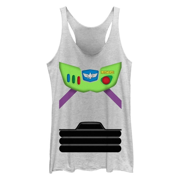 Women's Toy Story Buzz Lightyear Costume Tee  Racerback Tank Top
