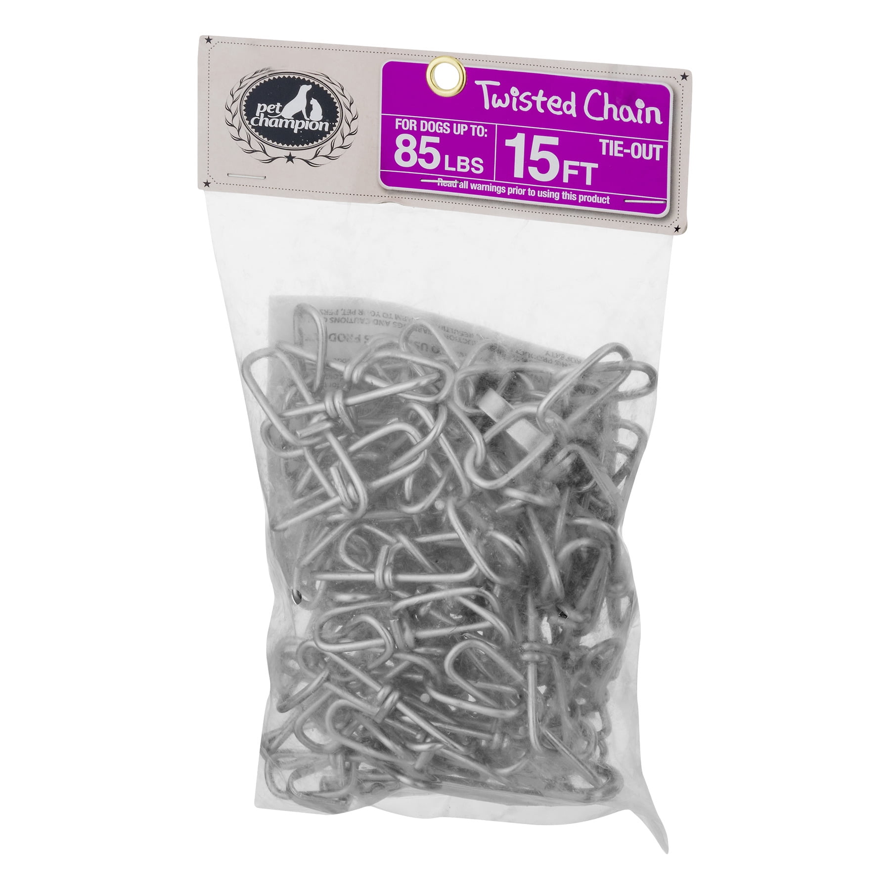 Stout Stuff: 15 Ft Chain Link Chain Tie-Out, 1