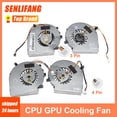 thumbnail image 2 of For MSI GE72 GE62 MS-1795 PE60 PE70 GL62 GL72 CPU Cooling Fan PAAD06015SL 3Pin 4Pin DC5V Graphics Fan New 4Pin GPU Fan, 2 of 6