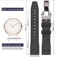 thumbnail image 4 of Correa de caucho fluorado de 20, 21 y 22 mm adecuada para el reloj de repuesto IWC Big Pilot, pulsera deportiva impermeable con hebilla plegable para hombre, 4 of 5