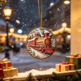thumbnail image 3 of Fllostpr Christmas Diamond DIY Train Pendant Handmade 5.7x5.7" Acrylic Stickers Decor for Window Foliage Home Styling, 3 of 9