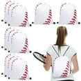 thumbnail image 4 of 12pcs Drawstring Backpack Baseball Theme Sports Bag Gym Bags String Bags Drawstring Athletic Backpacks Outdoor Backpacks, 4 of 8