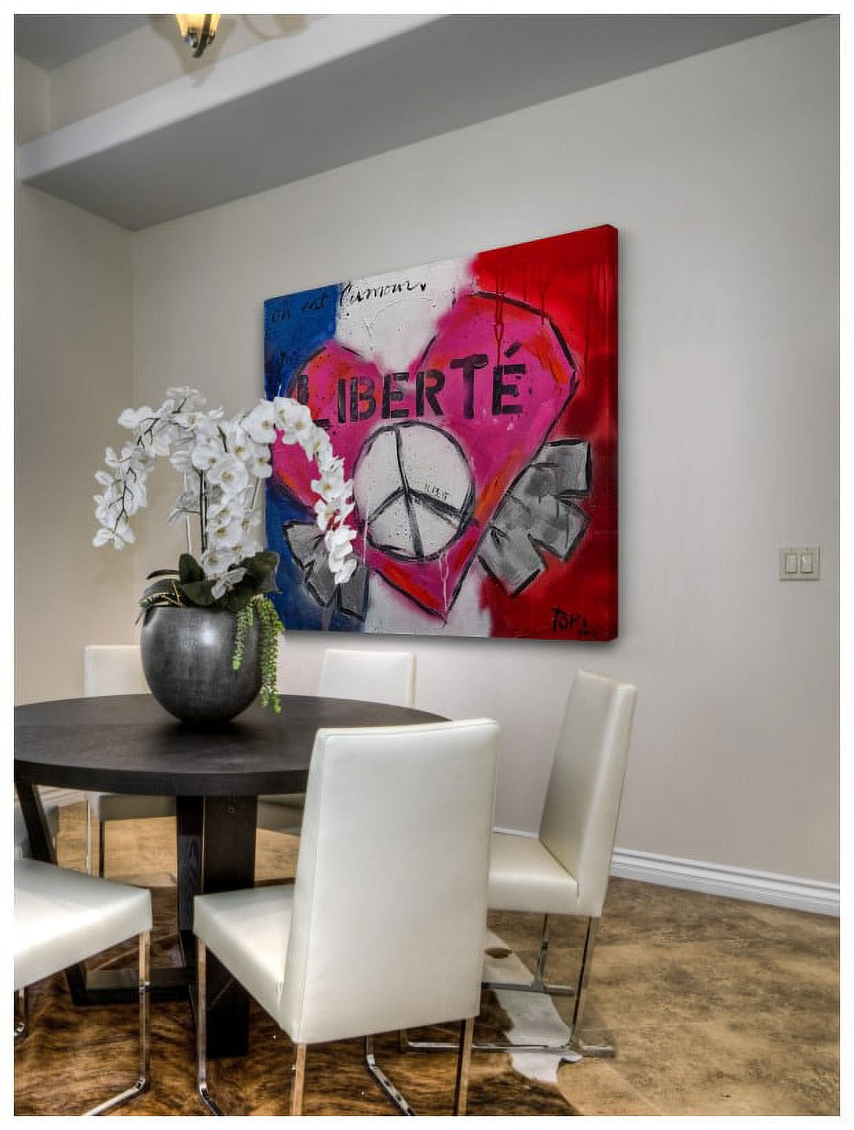 "Liberte" Painting Print on Canvas