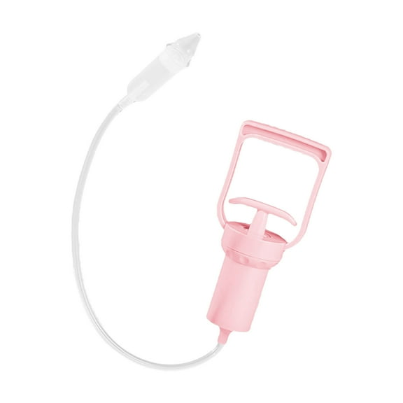 uvwlwu Portable Manual Nasal Suction Device for Babies Children and Adults Gentle Congestion with Soft Silicone Tip Easy Clean Travel Friendly Design(Pink)
