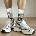 thumbnail image 6 of Logiee Colors Cats Print Adult Socks for Men & Women,Calf Socks, Ankle Socks,Boots Socks,Breathable Casual Sock,Unisex Crew Socks, 6 of 6