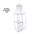 thumbnail image 4 of Hanging Storage Grid Organizer Bag Separate Grid for Handbag Wallets Clothing, 4 of 7