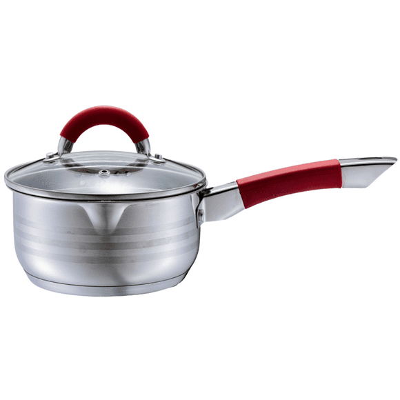 Verka Stainless Steel Milk Pan, 16cm, with Lid