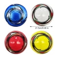 thumbnail image 4 of tamizeot Ballon de Soccer en Cuir PU Ballon de Soccer Professionnel Imperméable Anti-Pression Taille 5 Extérieur Portable Entraînement Sports Rouge 1 Ensemble, 4 of 6
