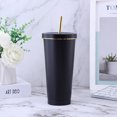thumbnail image 1 of Tasse à Café Dégradé Portable Grande Capacité en Acier Inoxydable Thermos, 1 of 7