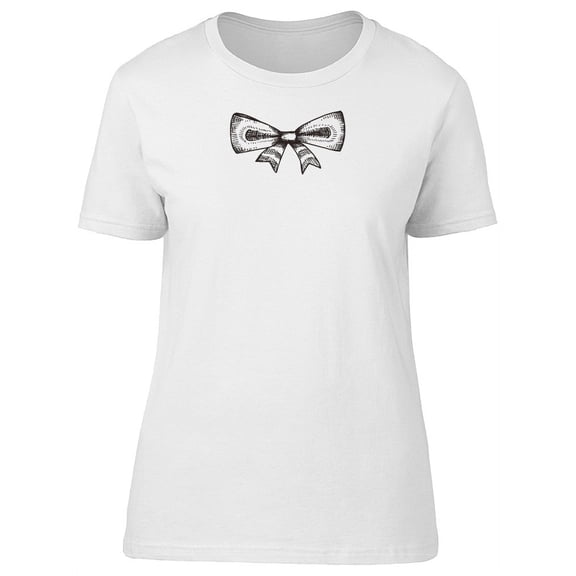 Pencil Drawing Of A Bow Tie T-Shirt Women -Image by Shutterstock, Female XX-Large