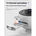 thumbnail image 3 of Proyector de Galaxia para Interiores, Lámpara de Luz de Estrellas HD con Altavoz Bluetooth, 13 Rollos de Película, Rotación de 360°, Enfoque Ajustable, 3 of 6