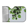 thumbnail image 2 of Kdxio Watercolor Green Leaves Print Windshield Sun Shade, Foldable Sun Blocker for Car,Truck,SUV Automotive Interior Sun Protection,Reflective Shade for Front Windshield(Small), 2 of 7