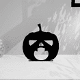 thumbnail image 1 of " Set Of 6 Black Pumpkin Head Candle Holders Assorted Expressions For Halloween And Fall Decor", 1 of 4