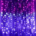 thumbnail image 1 of Luces de cortina CoziTech rosa y morado degradado para decoración de dormitorio, 1 of 6