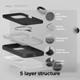 thumbnail image 4 of Funda Elago de silicona magnética compatible con iPhone 15 Pro, color negro, 4 of 6