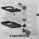 thumbnail image 4 of Funda Elago de silicona magnética compatible con iPhone 15 Pro, color negro, 4 of 6