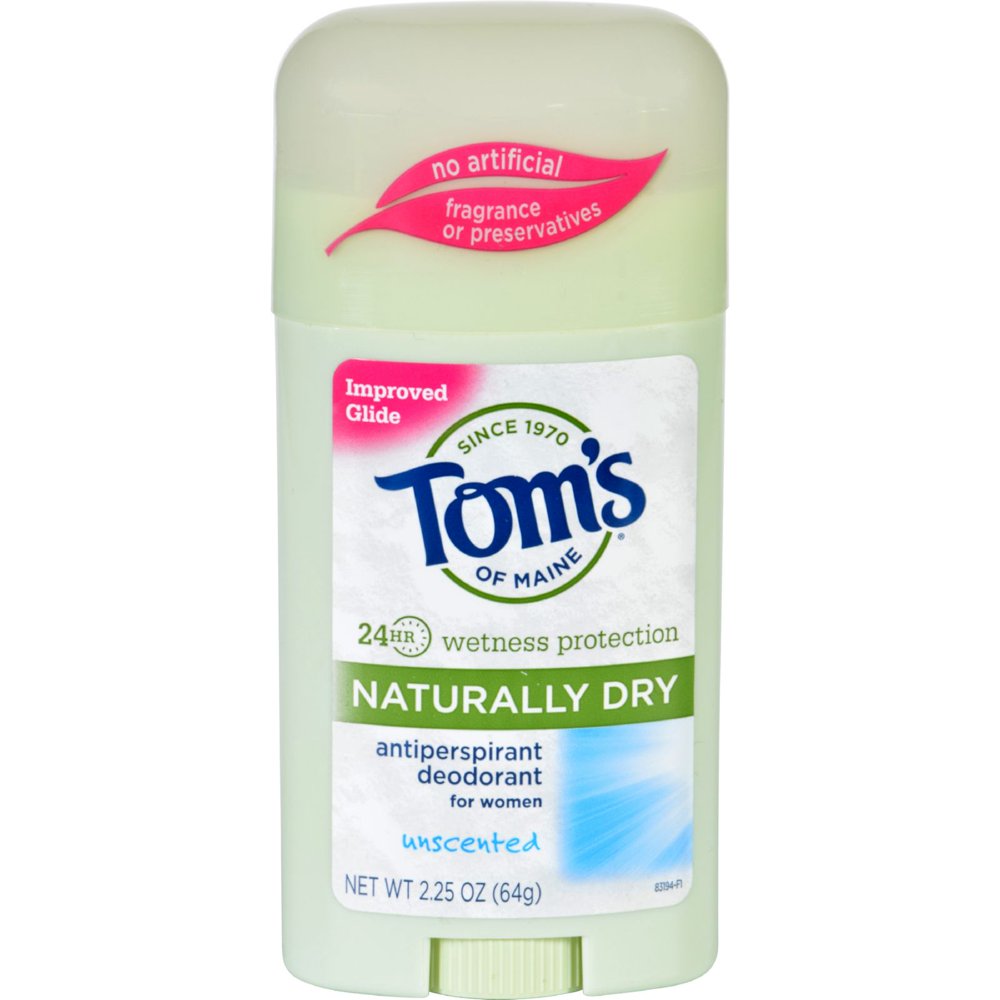 Tom's Of Maine Women's Antiperspirant Deodorant Unscented 2.25 Oz