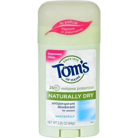 Tom's Of Maine Women's Antiperspirant Deodorant Unscented - 2.25 Oz
