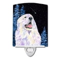 thumbnail image 1 of Carolines Treasures SS8466CNL Starry Night Great Pyrenees Ceramic Night Light, 1 of 1