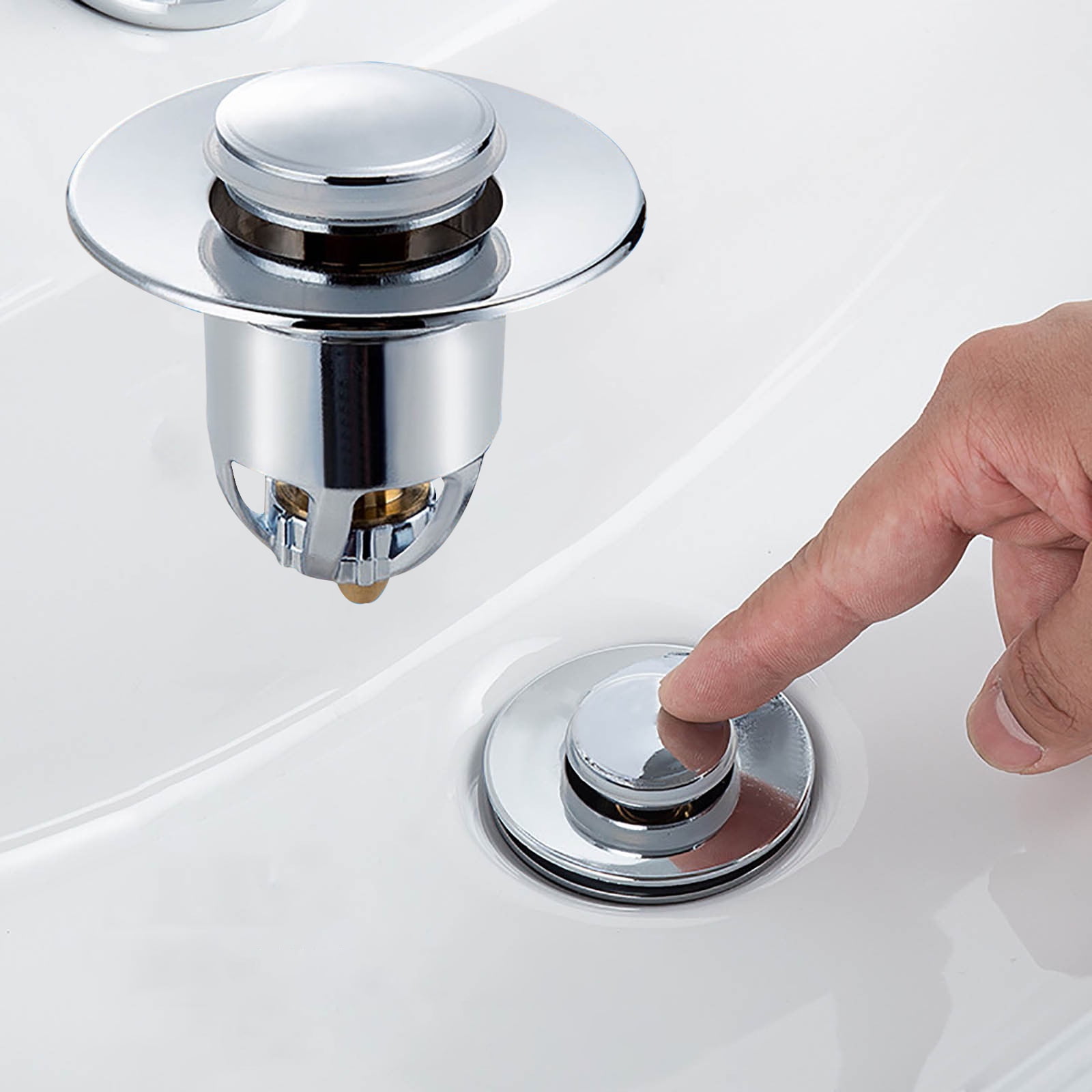 2 Pcs Drain Sink Plug Garbage Strainer Stopper Covers 8cm Dia