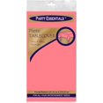 thumbnail image 2 of Nappe en Plastique Robuste Party Essentials, 54 x 108, Rose, 2 of 4