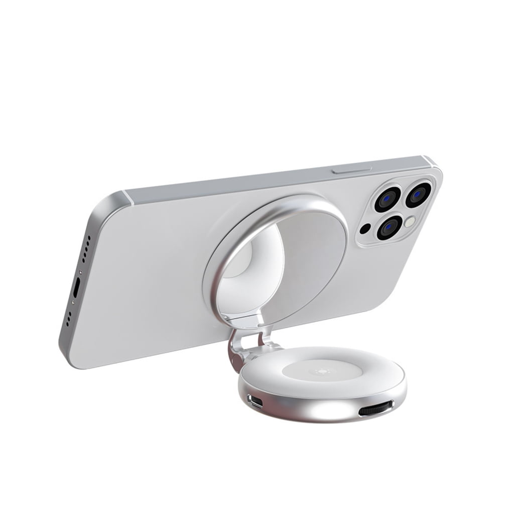 Foldable Fill Rings Light with Glass for Makeup Photography Video Conference Rotating Selfie Light