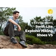 thumbnail image 3 of FitVille Men's Extra Wide Hiking Shoes Outdoor with Arch Support&Superior Cushioning-Low-Top Sturdy Core V5, 3 of 7