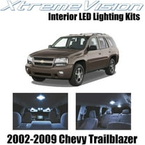 XtremeVision Interior LED for Chevy Trailblazer 2002-2009 16 pcs Cool White Interior LED Kit   Installation Tool