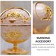 thumbnail image 4 of 1 UNID HOGAR CUBIERTA DE CUBIERTA CESHTRAY Retro Lujoso Cenicero Decorativo Dorado, 4 of 5