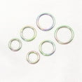 thumbnail image 4 of 6pcs G23 Titanium Septum Rings 16G Diameter 6mm/8mm/10mm Hinged Nose Ring Hoops for Women Men Cartilage Hoop Earrings Body Piercing Rings Black/Silver/Gold Plated/Rose Gold Plated Lip Rings, 4 of 6