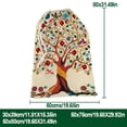 thumbnail image 3 of Árbol de la Vida Bolsa de regalo con cierre de cinta navideño para decoración de Navidad, 20 cm × 31 cm., 3 of 6