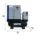 thumbnail image 3 of Compresor Tornillo Hantec 30 Hp HANTEC Con Tanque Secador y Separador De Particulas Automotriz, 3 of 6