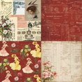 thumbnail image 4 of ZOUSSIQI 24 Sheets 6'' x 6'' Scrapbook Paper Romantic Red Pattern One Sided Cardstock for DIY Card Making (21047) CA919-14930, 4 of 6