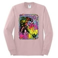 thumbnail image 2 of Wild Bobby, Colorful Rainbow Unicorn Animal Lover Mens Long Sleeve Shirt, Light Pink, 3XL, 2 of 3