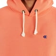thumbnail image 5 of Champion Men's Reverse Weave Warm Up Pullover Hoodie, Picante Pink, Small, 5 of 6