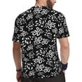 thumbnail image 2 of Wukai Snake Print Men's Short-Sleeved Mesh T-Shirt,Quick-Dry Short Sleeve Workout T-Shirt-6X-Large, 2 of 8