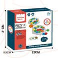 thumbnail image 2 of Rompecabezas Hexagonal, Bloque Tangram, Juego De Rompecabezas, Juguete Geométrico, Lógica, Juego Iq, Juguete Para Regalo Educativo Para Todas Las Edades, Desafío Kearding FN006408-00, 2 of 6