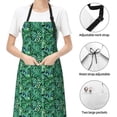 thumbnail image 6 of Fuzoiu Monstera Leaves Print Adjustable Waterproof Apron with Pockets,Waterproof Apron for Cooking, Gardening, and Art Projects, 6 of 8