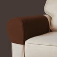 thumbnail image 3 of Arm Rest Covers Set, Pack of 2 Stretch Armchair Arm Covers Soft Polyester Arm Caps Non Slip Furniture Protector for Chair, Sofa, Couch, 3 of 7