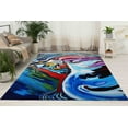 thumbnail image 4 of Abstract Rugs, Gift For Him Rugs, 3D Printeds Rug, Colorful Rug, Rugs, Door Mat Rugs, Horse Rug, Animal Rug, Non Slip Rug, Living Room Rug, 1.7'x2.3' - 50x70 cm, 4 of 8