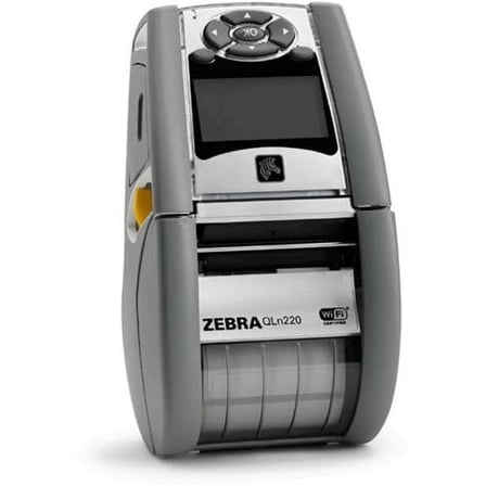 Restored Zebra QLn220 Mobile Label Printer – USB, Dual Radio 802.11a/b/g/n with Bluetooth 3.0   MFi iOS & Ethernet (QH2-AUNA0M00-00) (Refurbished)