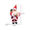 thumbnail image 3 of Muñeco musical eléctrico de Papá Noel, juguetes de canto y baile de Navidad, 3 of 7