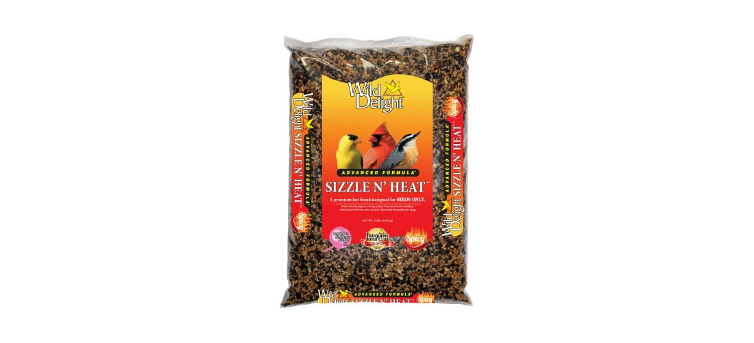 Wild Delight Sizzle N' Heat Advanced Formula Birdseed Food- 14 Pounds