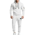 thumbnail image 6 of Xzbqbs Men's Tracksuit Set 2 Piece Tactical Sets Quarter Zip Hoodies Pullover and Slim Cuffed Joggers Athletic Workwear Running Sets, 6 of 9