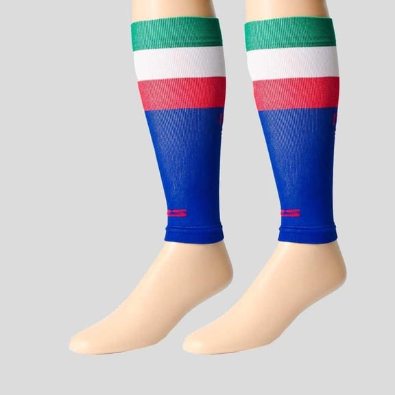 Zensah Compression Leg Sleeves - Shin Splint, Calf Support for Men and Women (Italy, Large)